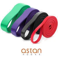 Bandas Elásticas Fitness / Bandas De Resistencia, Set De 4 AH-FT3030
