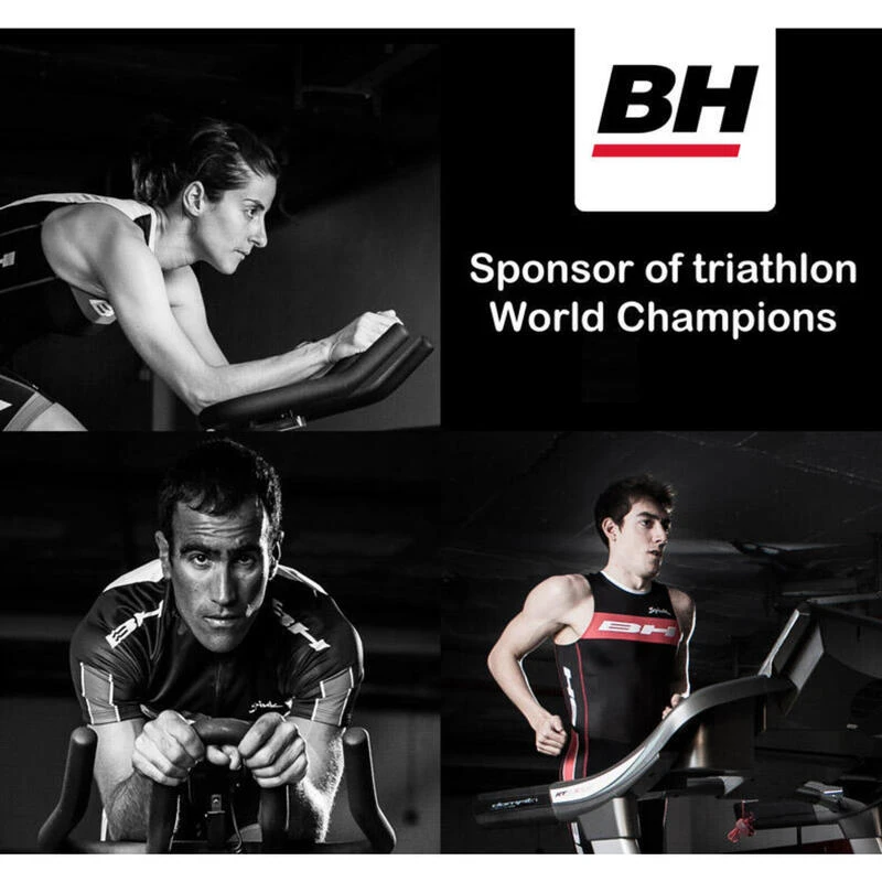 BH Fitness Bicicleta Ciclismo Indoor - Cardio - Khronos Basic II Negra - Imagen 5