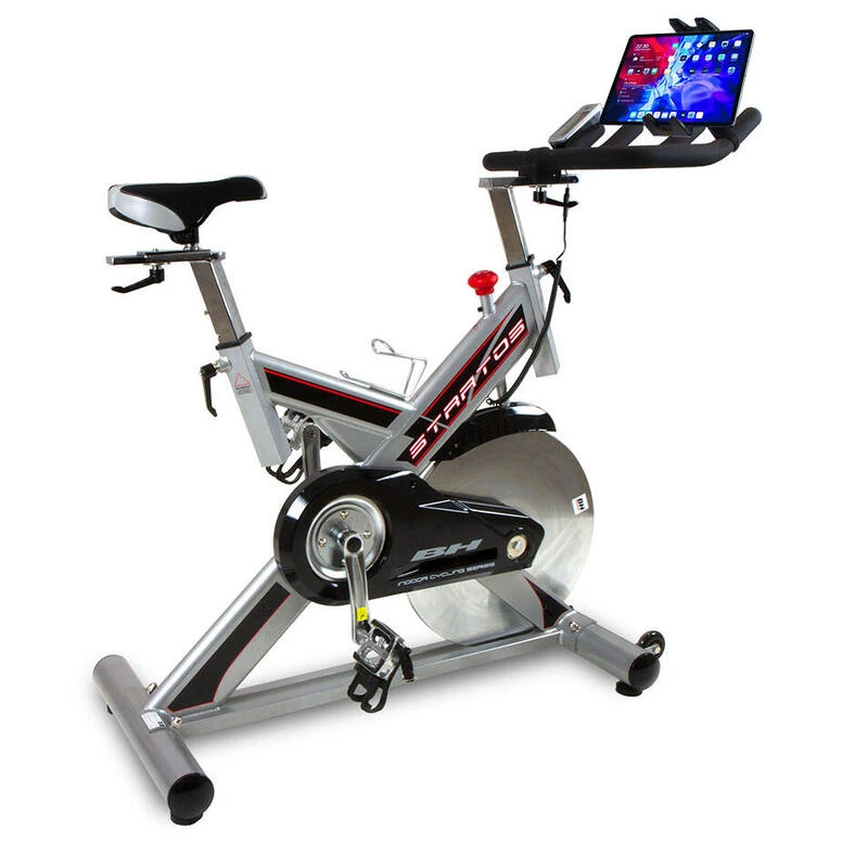 BH Fitness Bicicleta Indoor Stratos H9178H + Soporte Para Smartphone/tablet