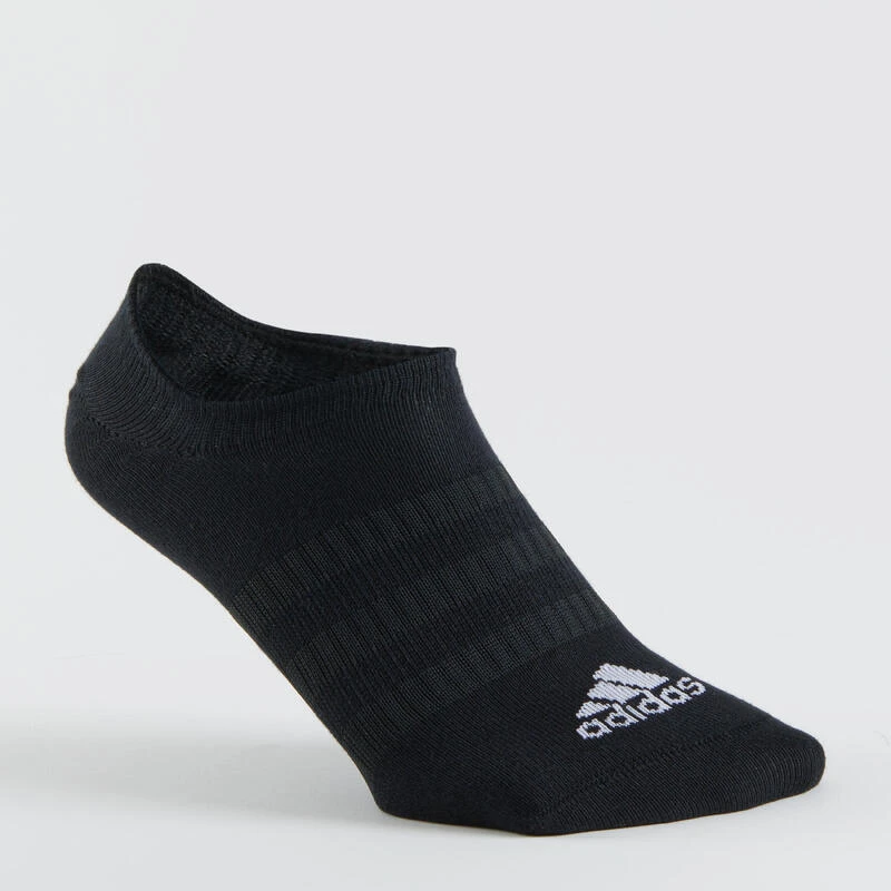CALCETINES BAJOS ADIDAS NEGRO BLANCO GRIS LOTE DE 3 - Imagen 4