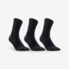 Artengo CALCETINES LARGOS DE DEPORTE RS 160 NEGRO LOTE DE 3 PARES
