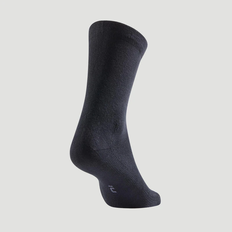 Artengo CALCETINES LARGOS DE DEPORTE RS 160 NEGRO LOTE DE 3 PARES - Imagen 4