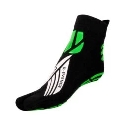 Calcetines Técnicos 1 Finger Adulto Fitness Antideslizante Negro Verde