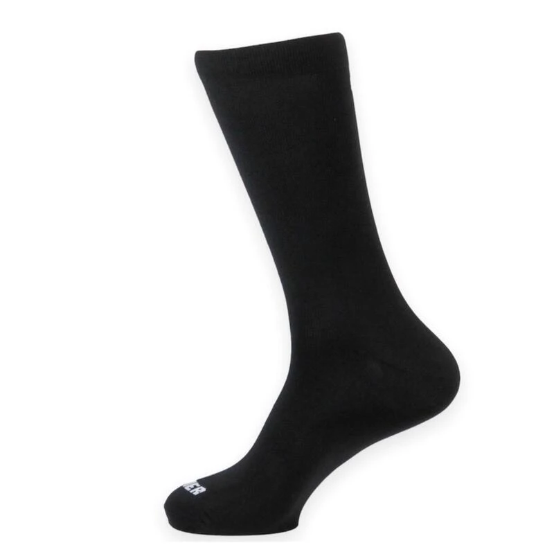 Calcetines Unisex Lisos Altos Mooquer Classy Evo Negro Bordados España