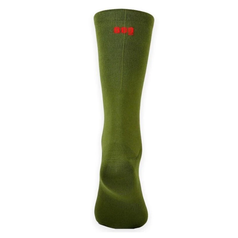 Calcetines Unisex Lisos Altos Mooquer Classy Evo Safari Verde Bordados España - Imagen 4