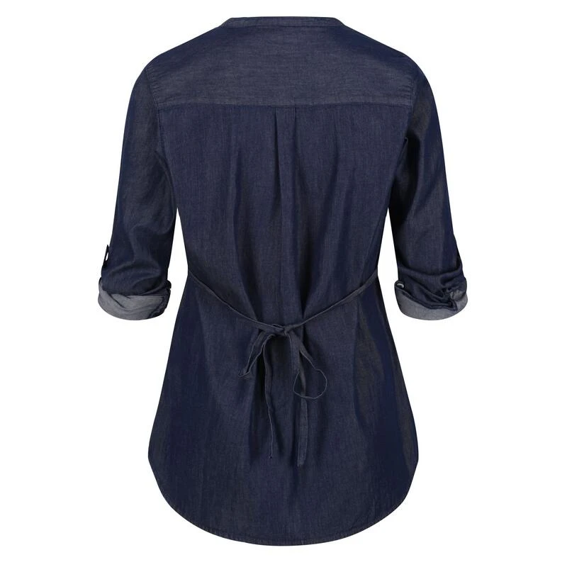 Regatta Camisa Malaya Apariencia Denim De Manga Larga Para Mujer Chambray - Imagen 2