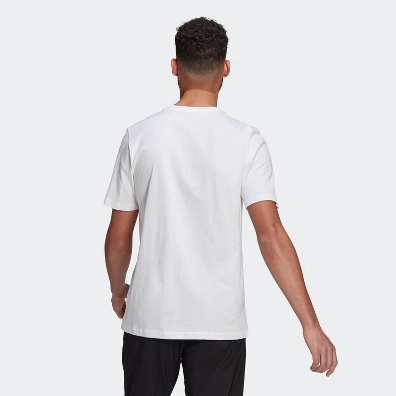 ADIDAS Camiseta Essentials Embroidered Linear Logo - Imagen 4