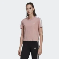 ADIDAS Camiseta Essentials Loose Cropped 3 Bandas