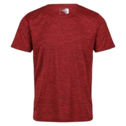 Regatta Camiseta Fingal Edition Jaspeada Para Hombre Rojo Fuego