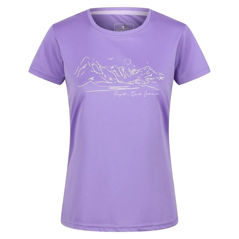 Regatta Camiseta Fingal VI Montaña Para Mujer Amatista Clara