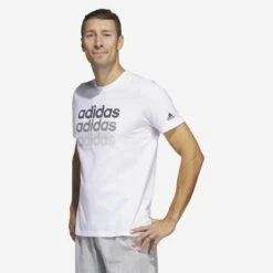 Camiseta Fitness Soft Training Adidas Hombre Blanco