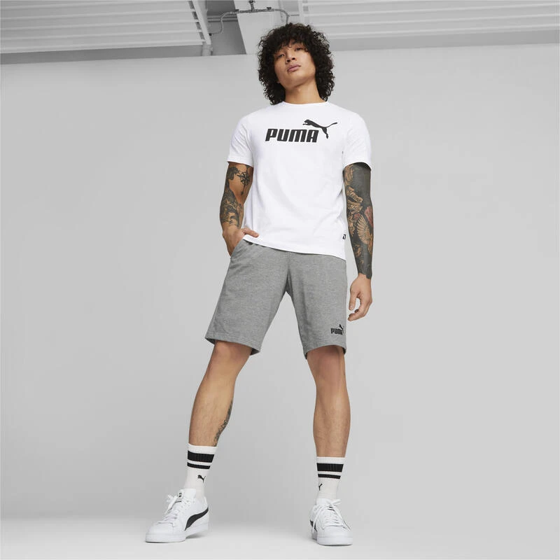 Camiseta Hombre PUMA Essentials Logo Blanco - Imagen 5