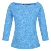 Regatta Camiseta Polexia Estampado Ditsy Para Mujer Azul Sonic