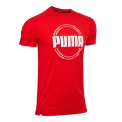 CAMISETA PUMA FITNESS ALGODÓN BLANCO- HOMBRE