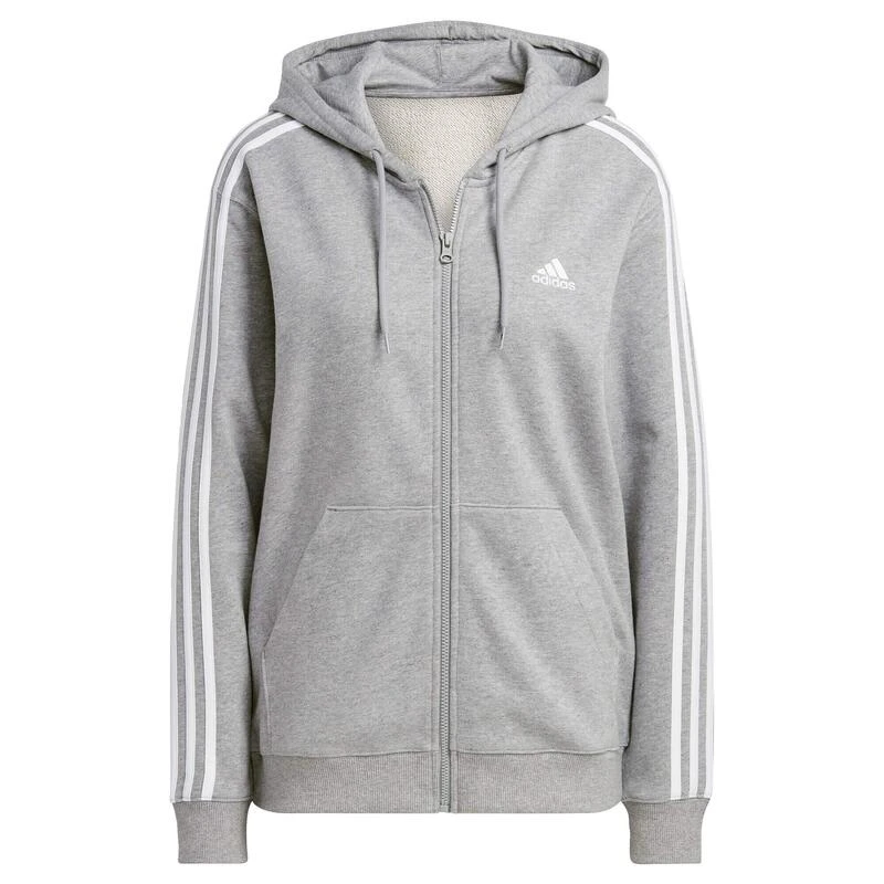 ADIDAS Chaqueta Con Capucha Essentials French Terry Regular 3 Bandas - Imagen 2
