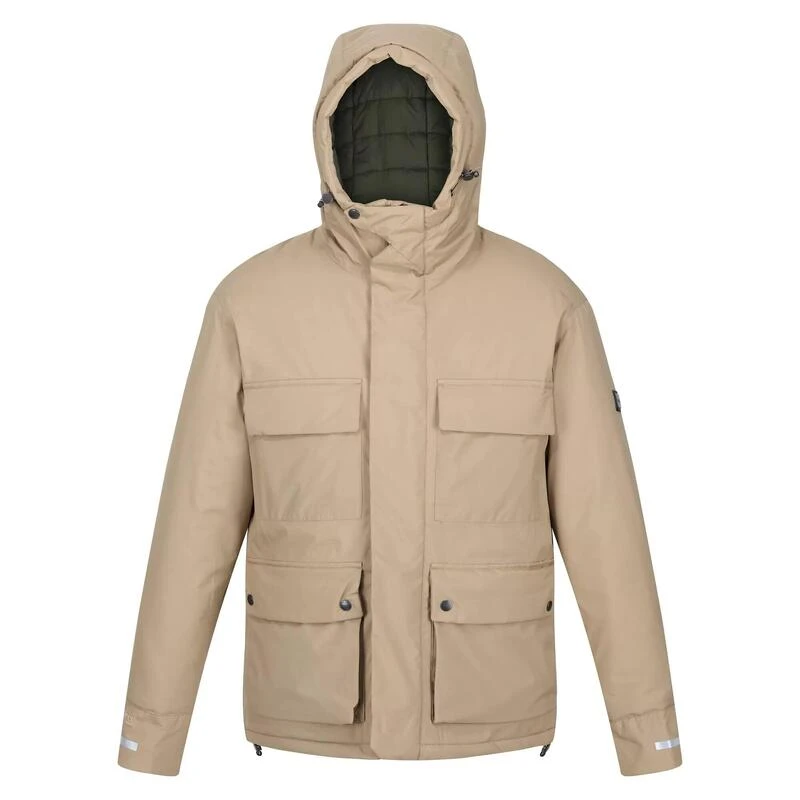 Regatta Chaqueta Impermeable Raylan Para Hombre Negro - Imagen 6