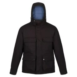 Regatta Chaqueta Impermeable Raylan Para Hombre Negro