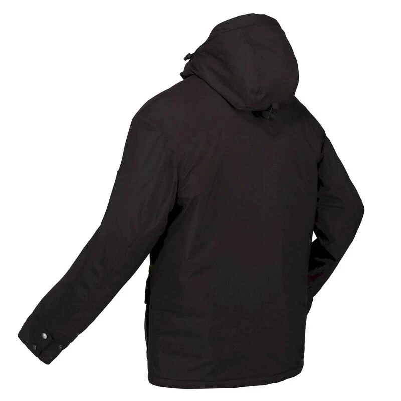 Regatta Chaqueta Impermeable Raylan Para Hombre Negro - Imagen 4