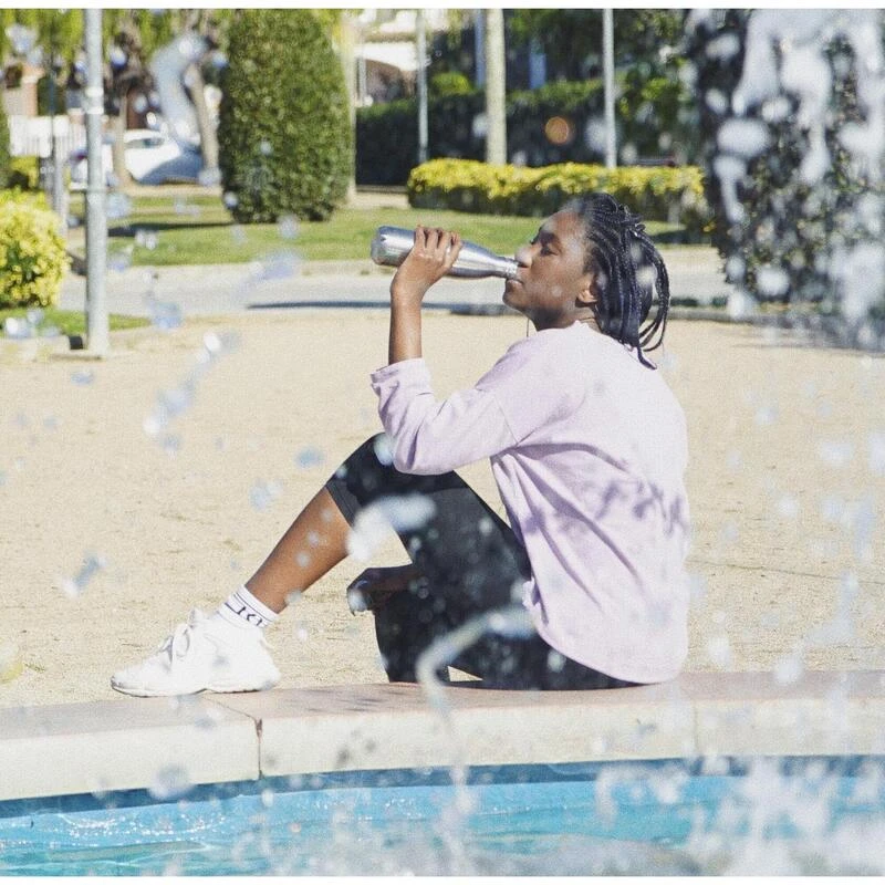 Malla Legging 7/8 Térmico Con Protector De La Zona Íntima Mujer Elva Negro - Imagen 5