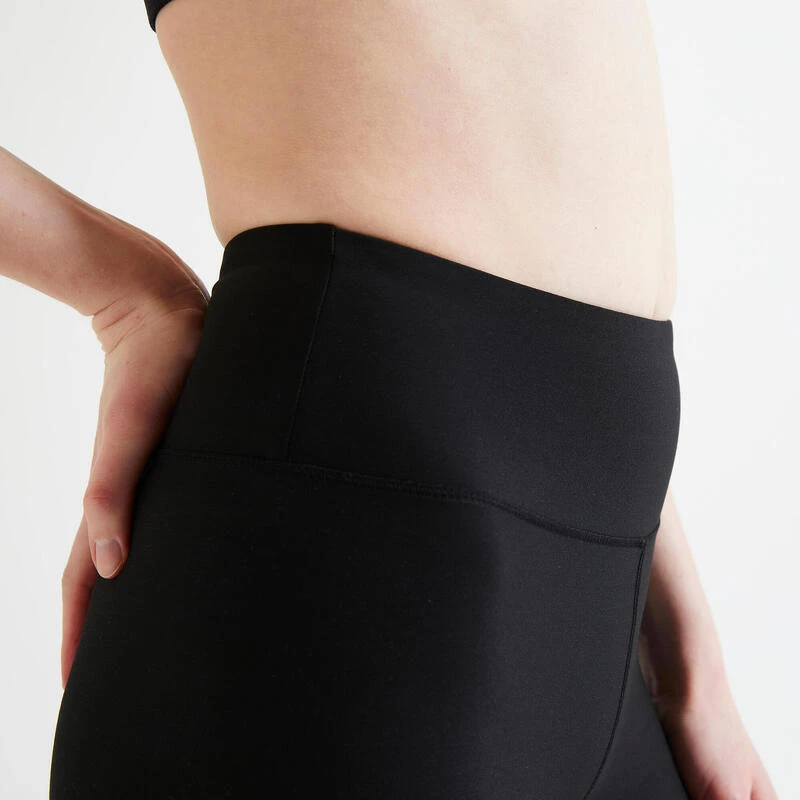 Mallas Short Fitness Vientre Plano Mujer Domyos Negro - Imagen 3