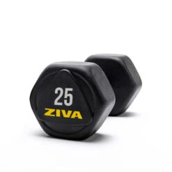Mancuerna Hexagonal De Acero ZIVA Performance 25 Kg