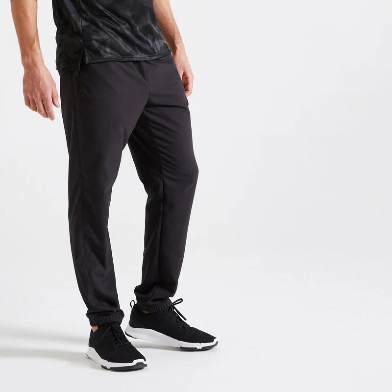 Pantalón Chándal Fitness Ecodiseñado Hombre Domyos 120 Azul Marino - Imagen 6
