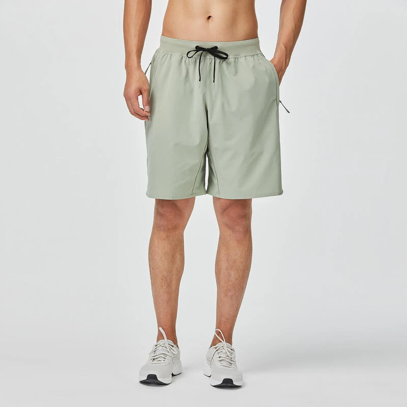 Pantalón Corto Chándal Short Hombre Domyos 500 Verde - Imagen 4
