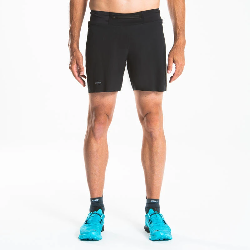Pantalón Corto Trail Running Hombre Negro
