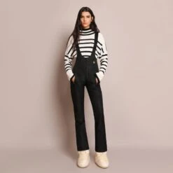 Pantalón Esquí Slim Tirantes Ajustables Mujer SCALPERS ADN W SKI SLIM PANT Negro