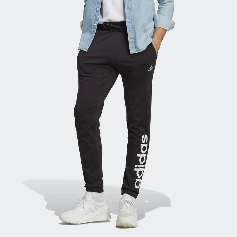 ADIDAS Pantalón Essentials Single Jersey Tapered Elasticized Cuff Logo