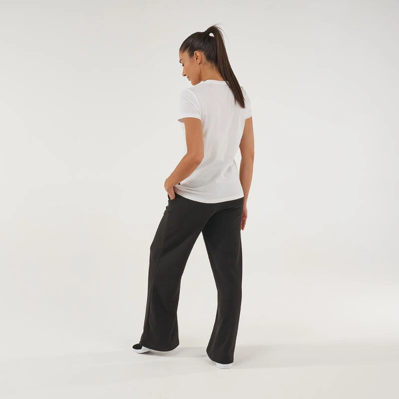 Pantalón Fitness Puma Loose Mujer Negro Algodón - Imagen 3