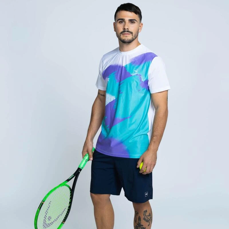 Pantalones Cortos De Tenis Y Pádel De Poliéster Reciclado Hombre TRR Azul - Imagen 3