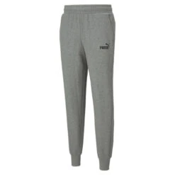 Pantalones Deportivos Essentials Logo Hombre PUMA Gris