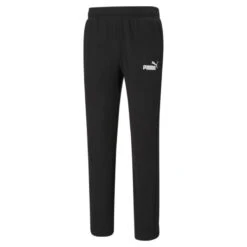 Pantalones Deportivos Essentials Logo Hombre PUMA Negro