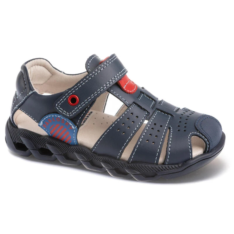 Sandalias De Marcha Deportiva De Piel De Niño PABLOSKY En Gris - Imagen 6