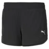 Shorts De Tejido Plano Active Mujer PUMA Negro