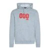 Sudadera Con Capucha Bordada Fitness Running Unisex Factory Mooquer Gris