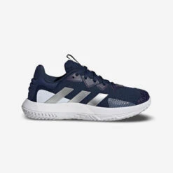 Zapatillas De Tenis Hombre Multipista - Adidas Solematch Control Azul Y Blanco