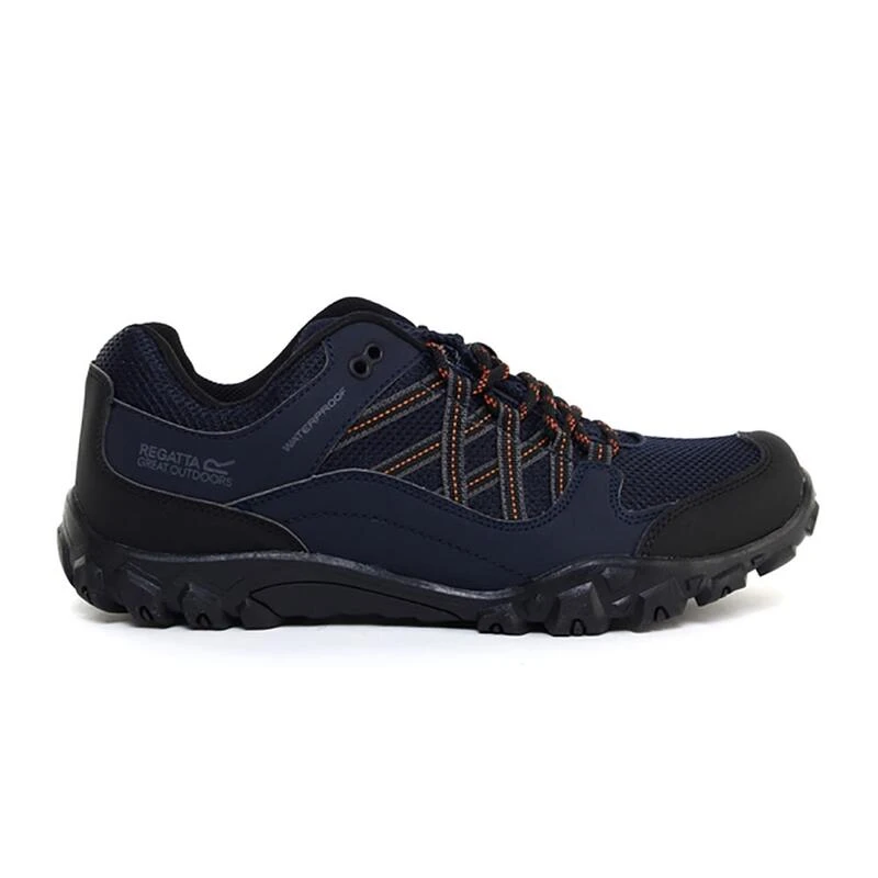 Regatta Zapatos De Senderismo Edgepoint III Low Rise Con Cordones Para Hombre Marino,